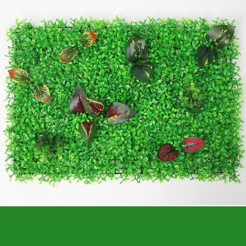 Green Plant Wall Simulation Plant Wall Artificial Fake Turf Plastic Turf Decoration Background Flower Wall | Decor Gifts and More