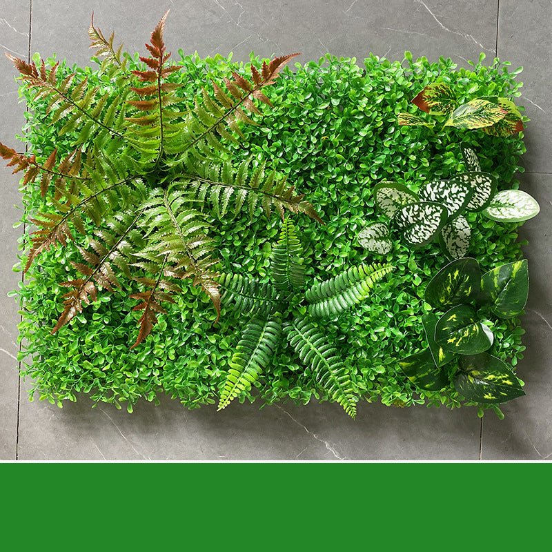 Green Plant Wall Simulation Plant Wall Artificial Fake Turf Plastic Turf Decoration Background Flower Wall | Decor Gifts and More