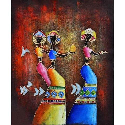 Tribal Dance - DIY Painting By Numbers Kit | Decor Gifts and More