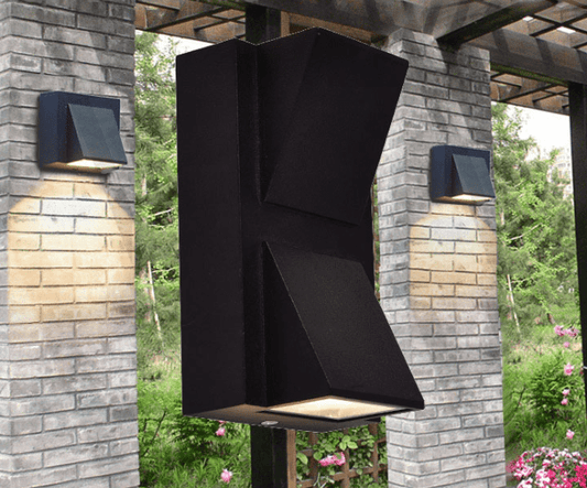 K-Shaped Led Outdoor Wall Light, Outdoor Waterproof Double-Headed Aisle Light, Modern Corridor Wall Light | Decor Gifts and More