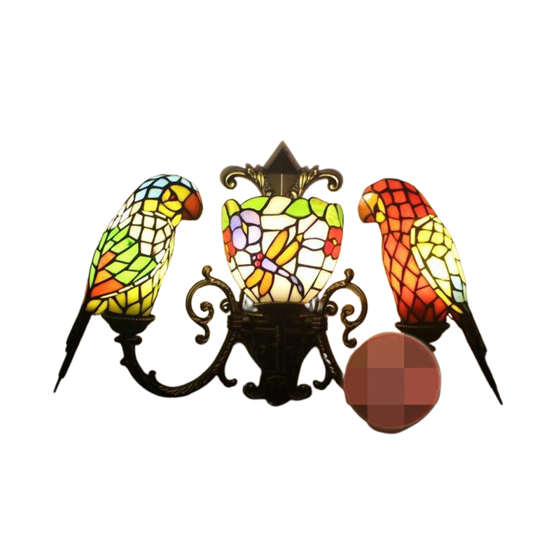 Parrots Wall Lamp European  Wall Sconce Living Room Decor Art Balcony Stair Hotel Bar Bedside Wall Sconces | Decor Gifts and More