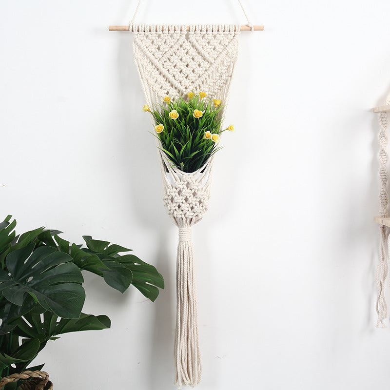 Woven Net Bag Flower Basket Wall Decoration Flower Shop Decoration | Decor Gifts and More