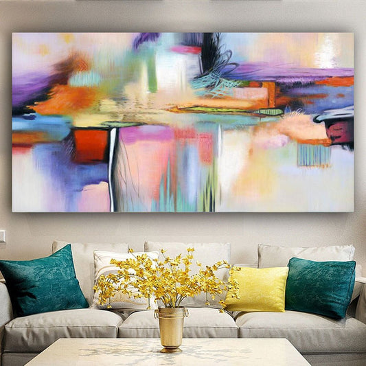 DDHH Home Painting Wall Art Canvas Print Abstract Picture For Living Room Decor No Frame | Decor Gifts and More