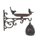 Cast Iron Garden Wall Hanging Bird Food Basin