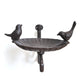 Cast Iron Garden Wall Hanging Bird Food Basin