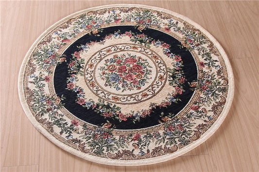 round carpet custom pastoral style living room coffee table mat