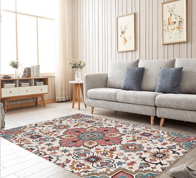 Persian Living Room Area Rug sofa blanket