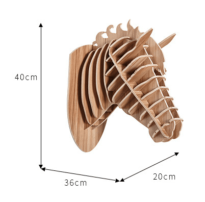 3D Horse Head Wall Mount | Decor Gifts and More