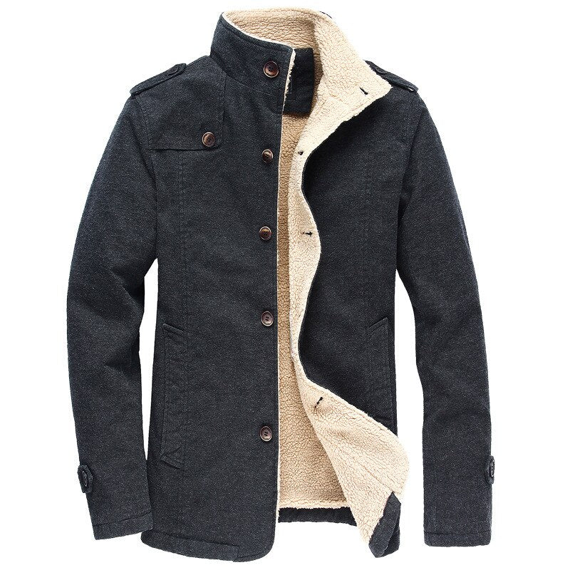 Medium-length fleece coat coat | Decor Gifts and More