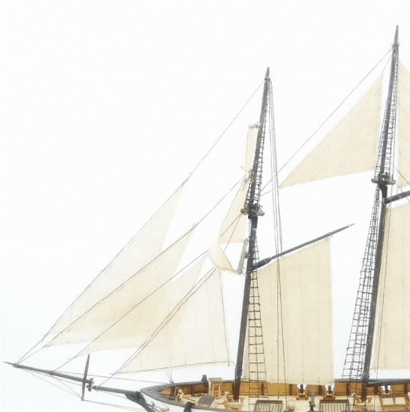 Wooden model of an ancient western ship | Decor Gifts and More