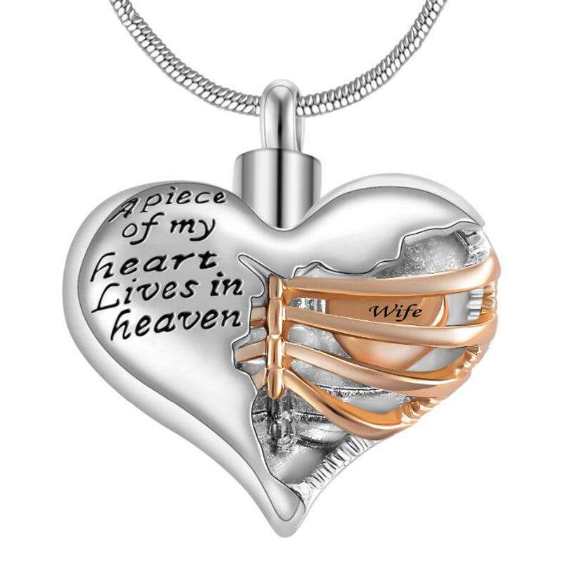 Stainless Steel Commemorative Loved One Necklace Fashion | Decor Gifts and More