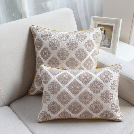 Chenille jacquard throw pillow | Decor Gifts and More