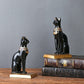 Egyptian Cat Resin Bookend Book By Vintage Decoration | Decor Gifts and More