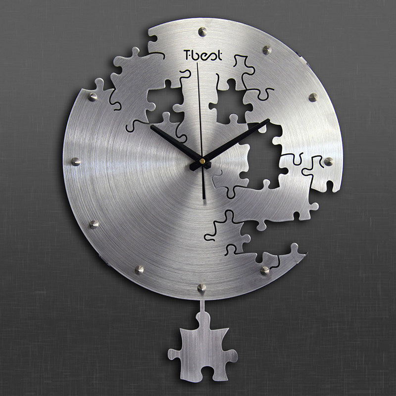 16 Inch Circular Creative Wall Clock Art Wall Modern Watch