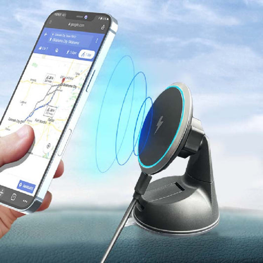 15W Magnetic Car Wireless Charger Fast Charge Air Outlet Bracket | Decor Gifts and More