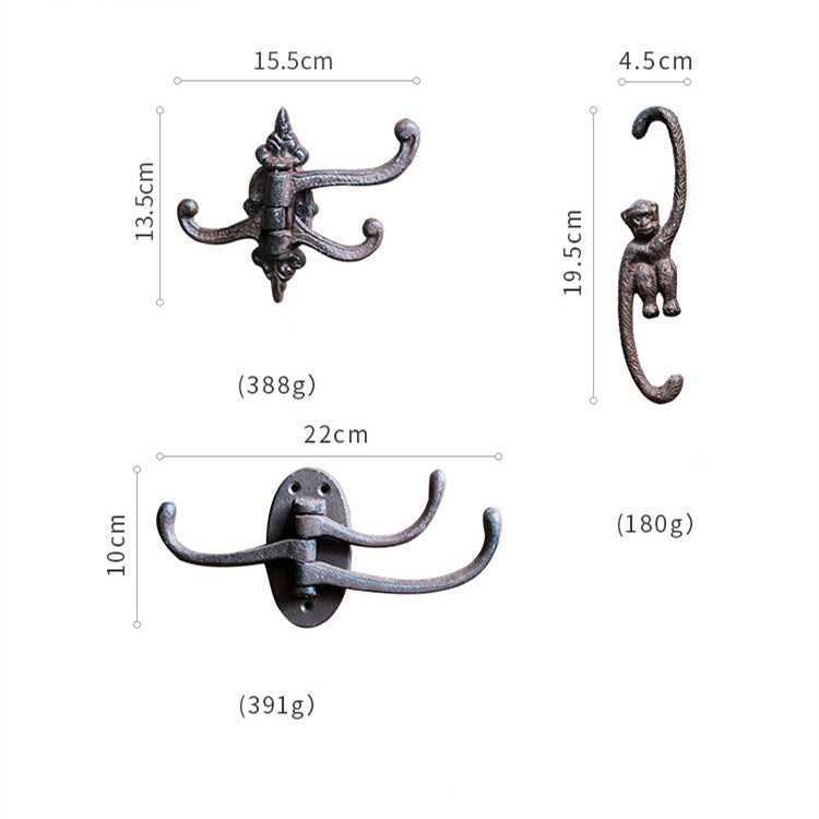 Multi-angle Folding Wall Hook Decoration