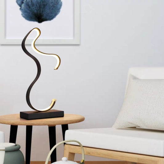 Postmodern Minimalist Shaped Table Lamp Romantic Bedroom | Decor Gifts and More