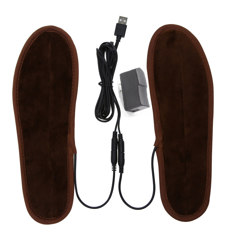 High Temperature USB Unisex Heated Fur Insole | Decor Gifts and More