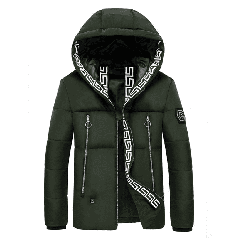 Heated cotton coat male | Decor Gifts and More