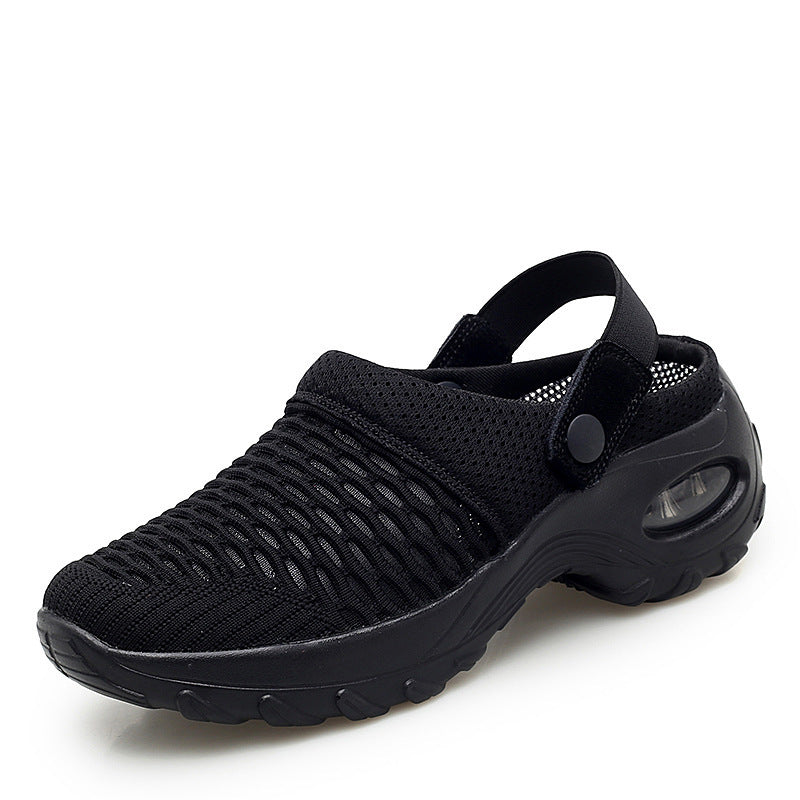 Mesh Casual Air Cushion Increased Sandals And Slippers