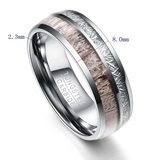 100 Tungsten Carbide Steel Men Ring | Decor Gifts and More