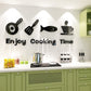 Cute minimalist kitchen decoration wall sticker