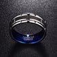 Personality Blue Stainless Steel Men's Ring | Decor Gifts and More