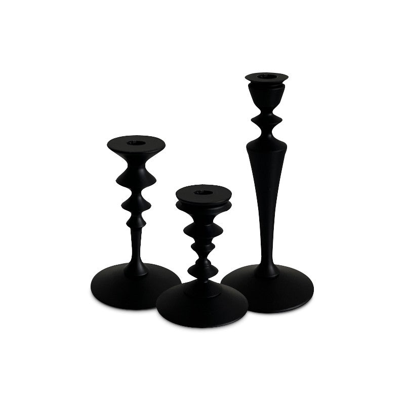 The Original Black Solid Wood Candlestick Is Simple And Advanced | Decor Gifts and More