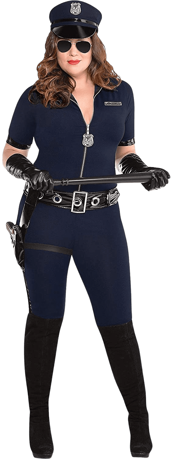 Adult Stop Traffic Sexy Cop Costume, Plus XXL Size | Decor Gifts and More