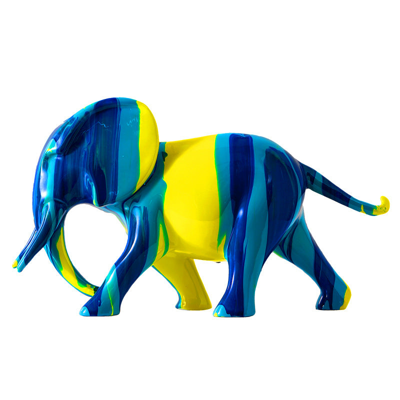 Elephant Decoration Resin Light Luxury Creative Living Room | Decor Gifts and More