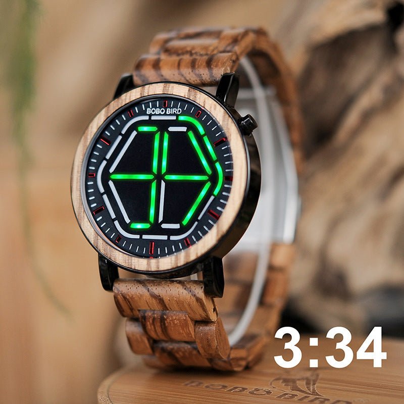 Night vision wooden watch | Decor Gifts and More