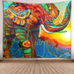 Sunshine Elephant Tapestry Home Art Decoration | Decor Gifts and More