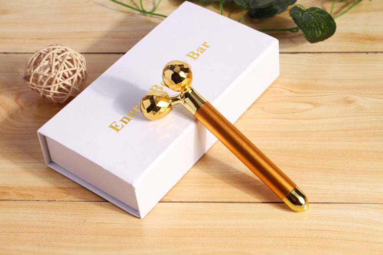 Electric roller thin face instrument gold stick | Decor Gifts and More