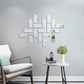 Rectangle Combination Crystal Stereo Mirror Wall Sticker Set | Decor Gifts and More