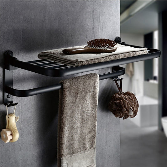 Towel rack towel rack shelf foldable wall hanging | Decor Gifts and More