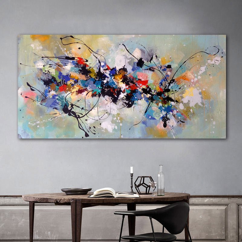 Abstract color painting canvas mural | Decor Gifts and More