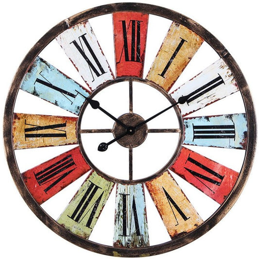 American retro iron wall clock | Decor Gifts and More
