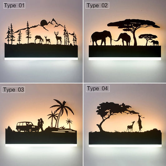 Led acrylic wall lamp | Decor Gifts and More