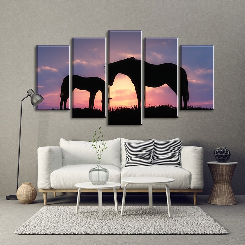 A Variety Of Custom Horse Photography Landscape Silhouette Decorative Paintings | Decor Gifts and More