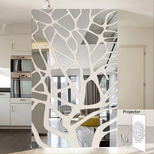 Geometric Splicing 3D Stereo Mirror Wall Sticker | Decor Gifts and More