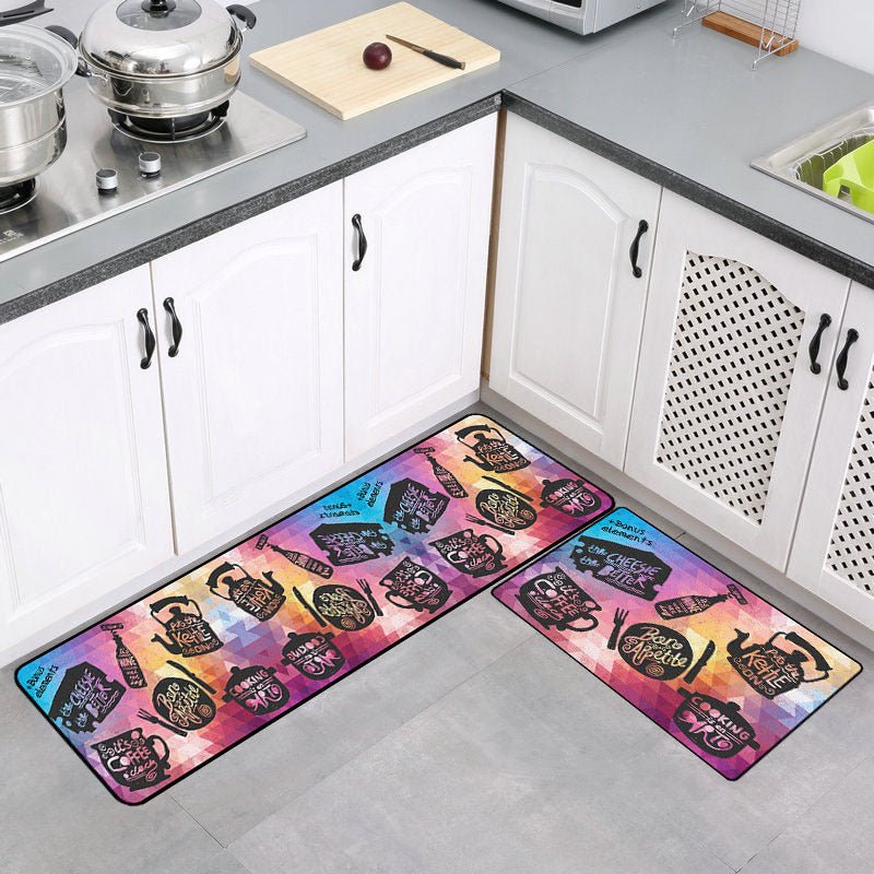 Kitchen Long Floor Mat Carpet Bathroom Water Absorption | Decor Gifts and More