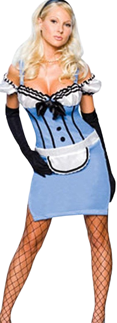 Womens XS Extra Small 2-6 Sexy Alice Wonderland Costume Blue | Decor Gifts and More