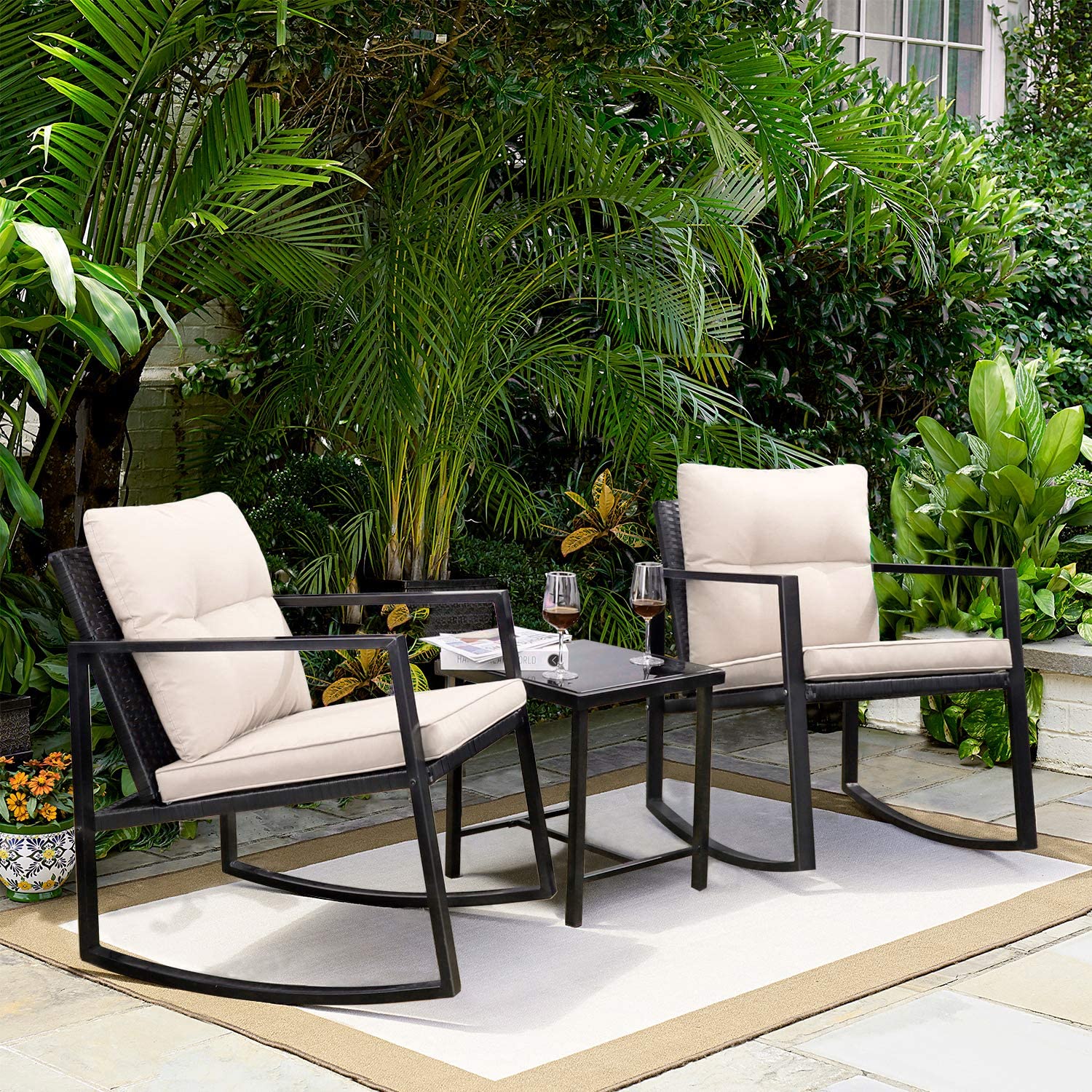 patio outdoor furniture conversation sets