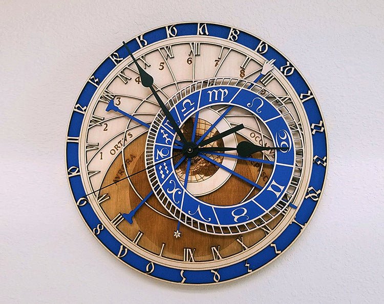 Twelve constellations big wall clock art clock | Decor Gifts and More