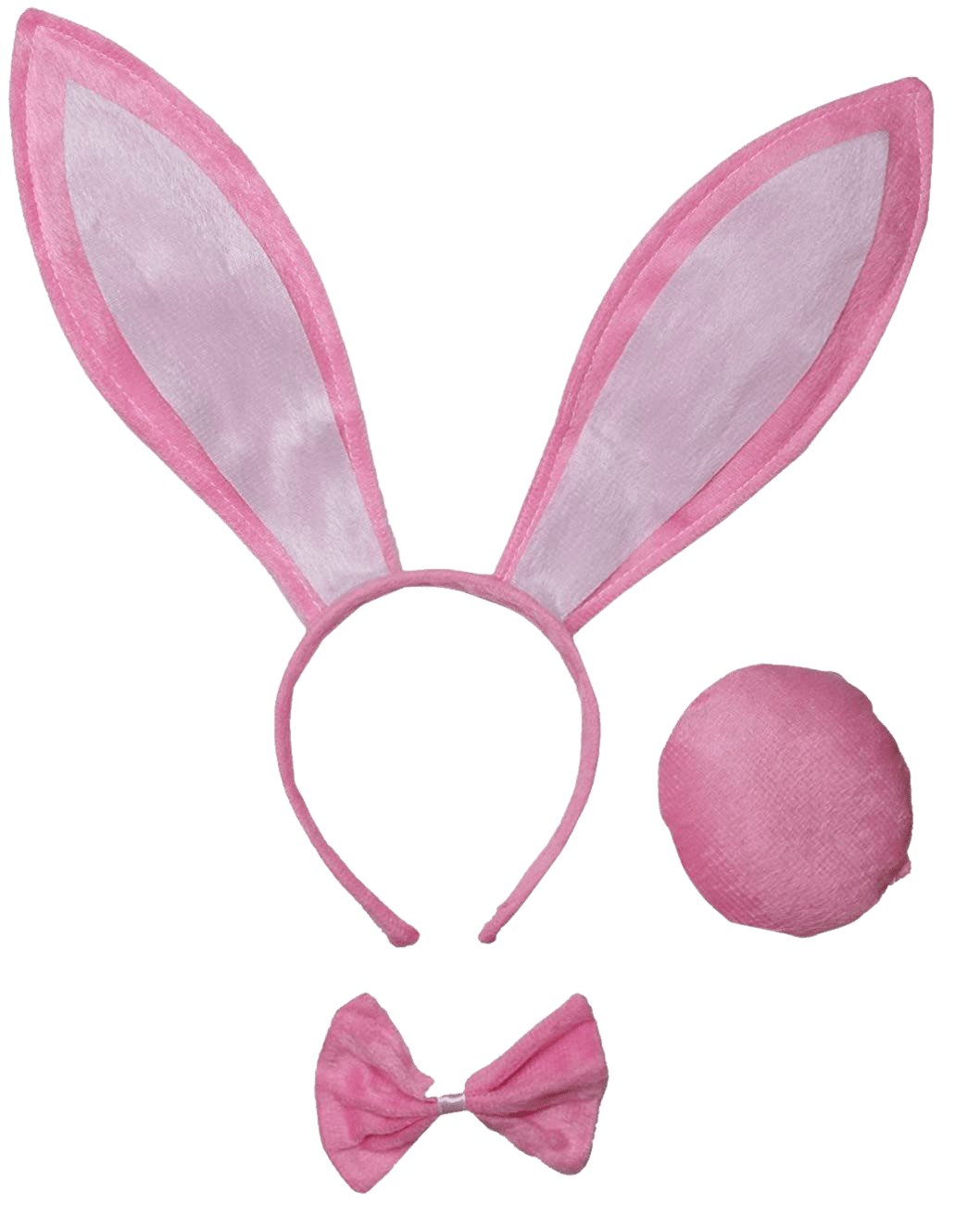 Kirei Sui Pink Bunny Headband Bowtie Tail 3pcs Costume | Decor Gifts and More