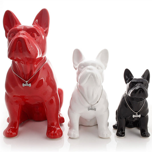 Art sculpture ceramic dog | Decor Gifts and More