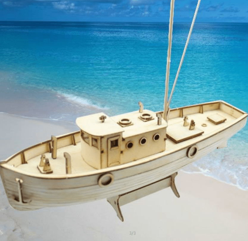 Model wooden assembled ship | Decor Gifts and More