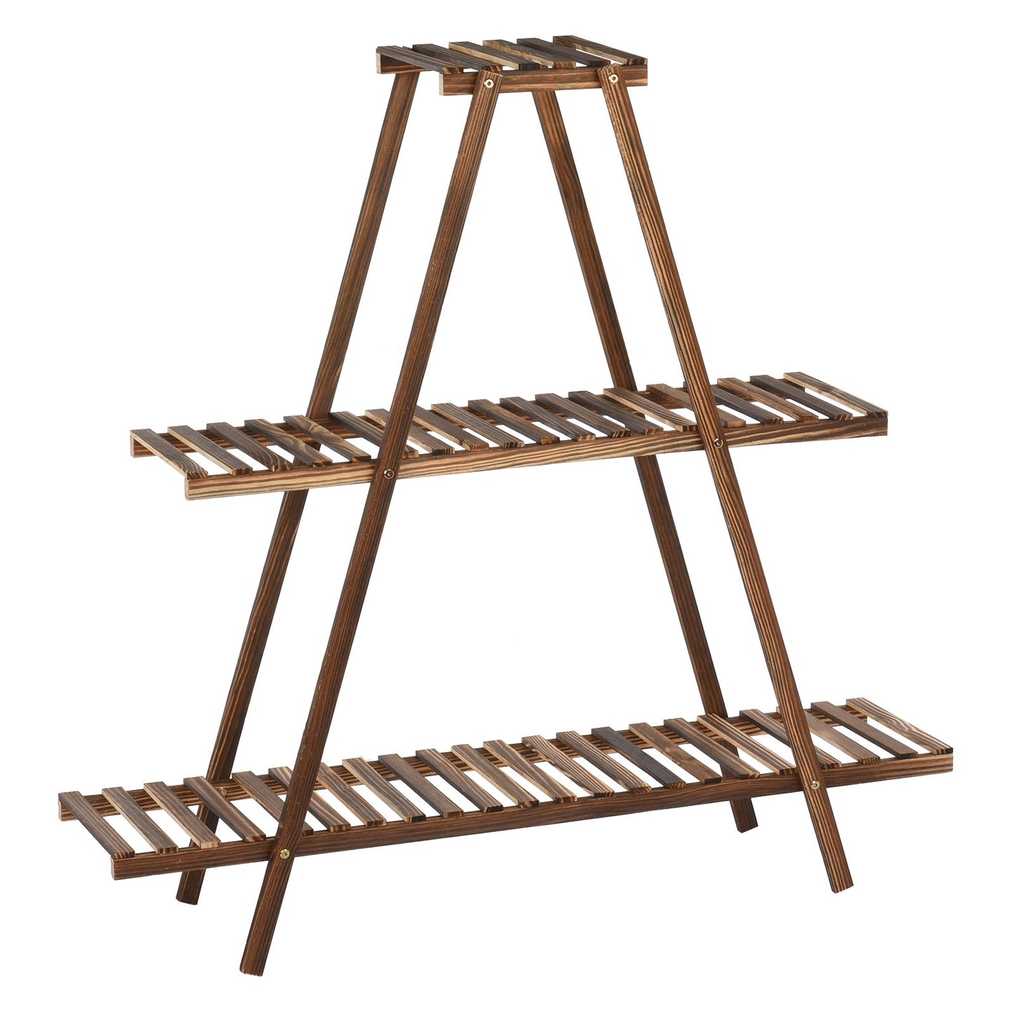 3 Tier Wood Plant Stand Indoor Flower Pots Stand Outdoor Plant Shelves Rack | Decor Gifts and More