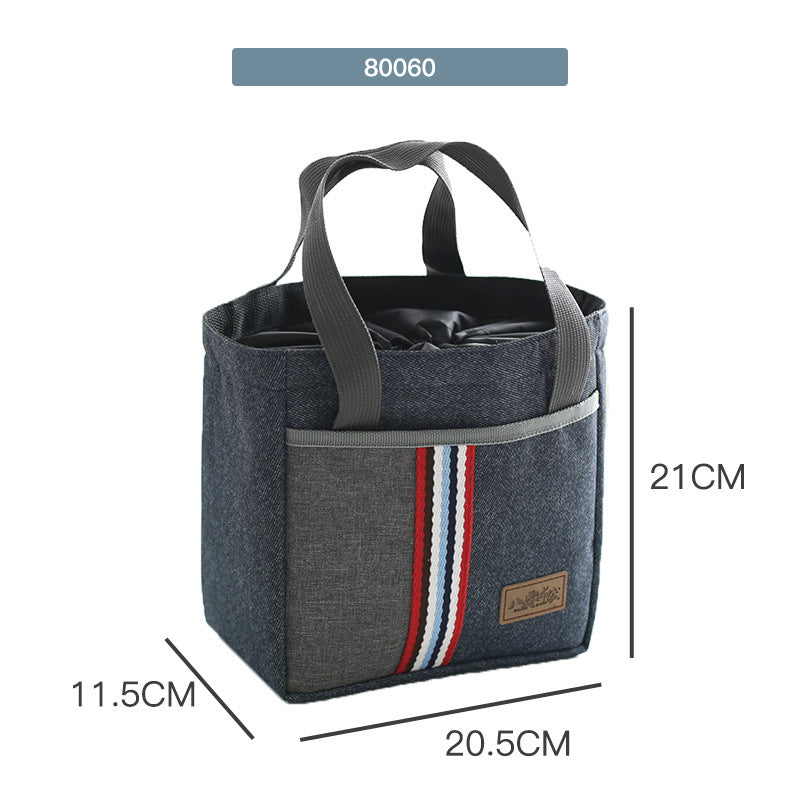 Office Worker Insulated Portable Round Lunch Bag | Decor Gifts and More