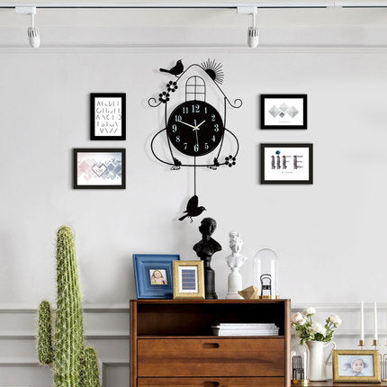 Clock wall clock, living room, quartz clock | Decor Gifts and More